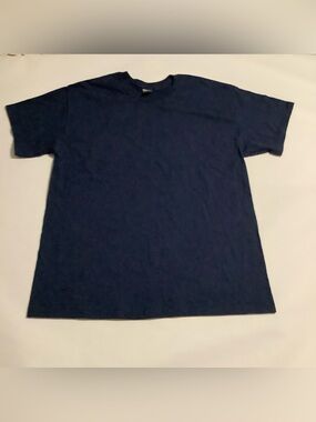 Gildan Men's Navy Short Sleeve Crew Neck Tee
